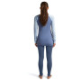 Damen-Funktionsshirt Icebreaker Wom Mer 260 ZoneKnit LS Half Zip