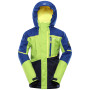 Kinder Winterjacke Alpine Pro Melefo grün lime green