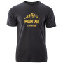 Herren-T-Shirt Hi-Tec Tivo grau/gelb Phantom