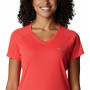 Damen-T-Shirt Columbia Zero Rules rot Red Hibiscus