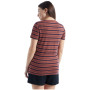 Damen-T-Shirt Icebreaker Women Wave SS Tee Stripe 2023