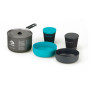 Geschirrset Sea to Summit Alpha Set 2.1 grau/blau Pacific Blue / Grey