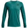 T-Shirt Under Armour Sportstyle Left Chest LS grün Tourmaline Teal/Black