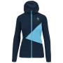 Damen-Sweatshirt Karpos Nuvolau W Fleece blau Sky Captain/Blue Atoll