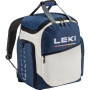 Skischuh-Tasche Leki Skiboot Bag WCR / 60L blau/weiß dark denim-poppy red-dawn blue