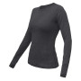 Damen-Funktionsshirt Sensor Merino Bold dl.rukáv dunkelgrau Anthracite Gray