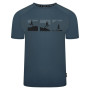 Herren-T-Shirt Dare 2b Righteous III Tee blau/grau Orion Grey