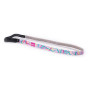 Stirnband Bjež stylová 10 mm rosa/blau